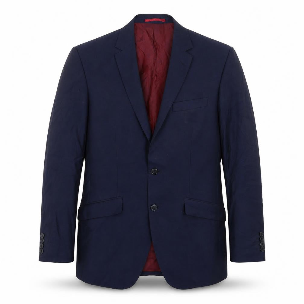 Marks & Spencer Mens Blue  Wool Jacket Suit Jacket Size 38