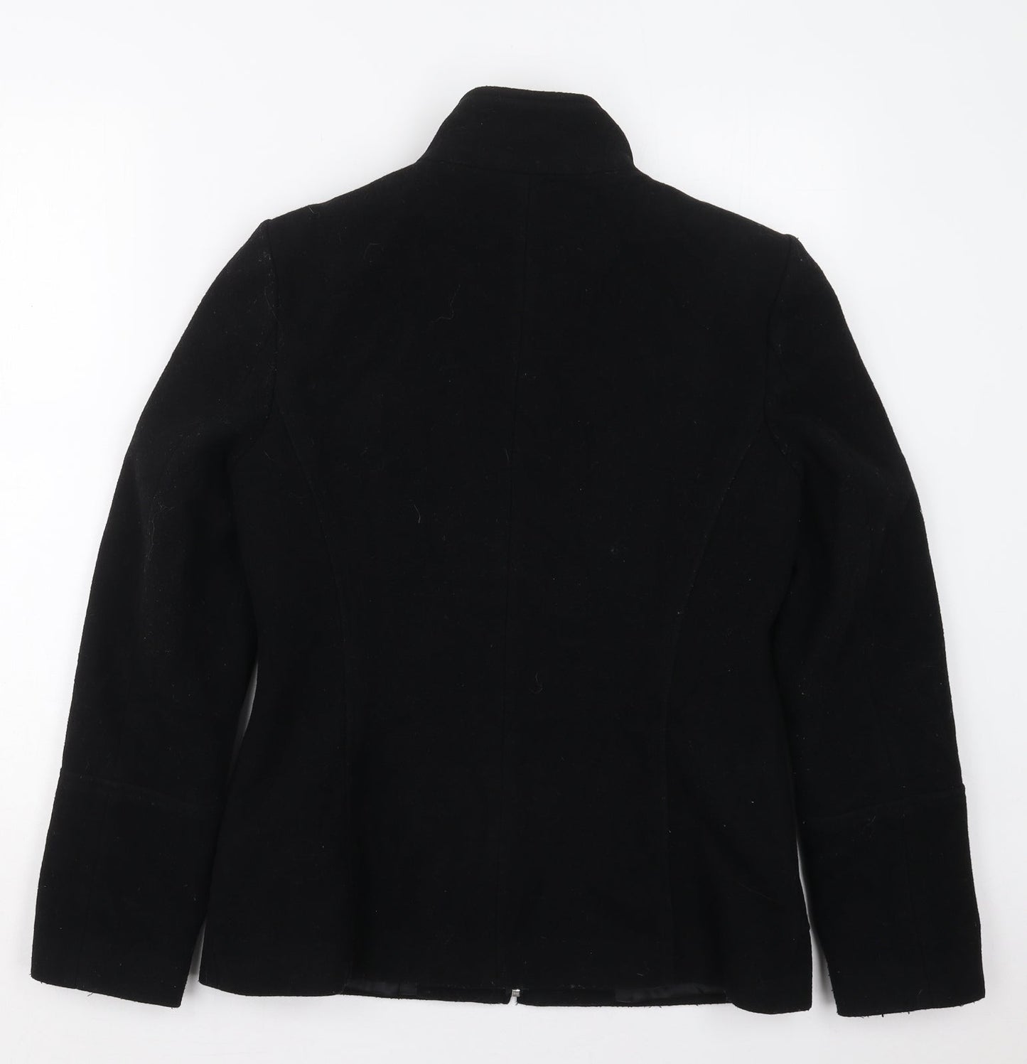 Dorothy Perkins Womens Black   Jacket Coat Size 10  Zip