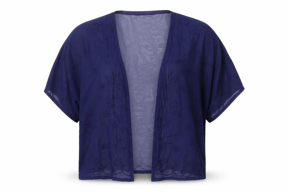 New Look Womens Blue Floral  Jacket  Size M