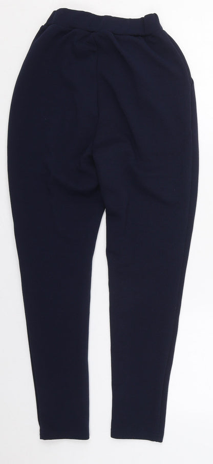 SHEIN Womens Blue  Polyester Trousers  Size XS L25 in Regular