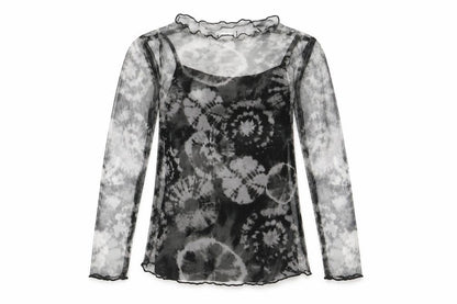 Next Girls Black  Polyester Basic Blouse Size 4 Years Round Neck Pullover