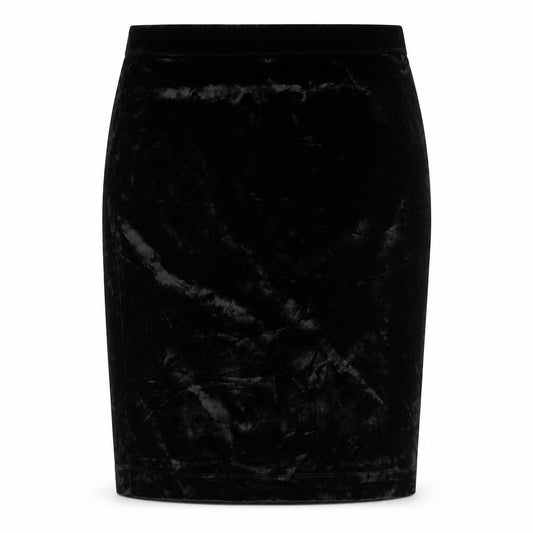 Urban renewal Womens Black  Polyacrylate Fibre A-Line Skirt Size 32 in