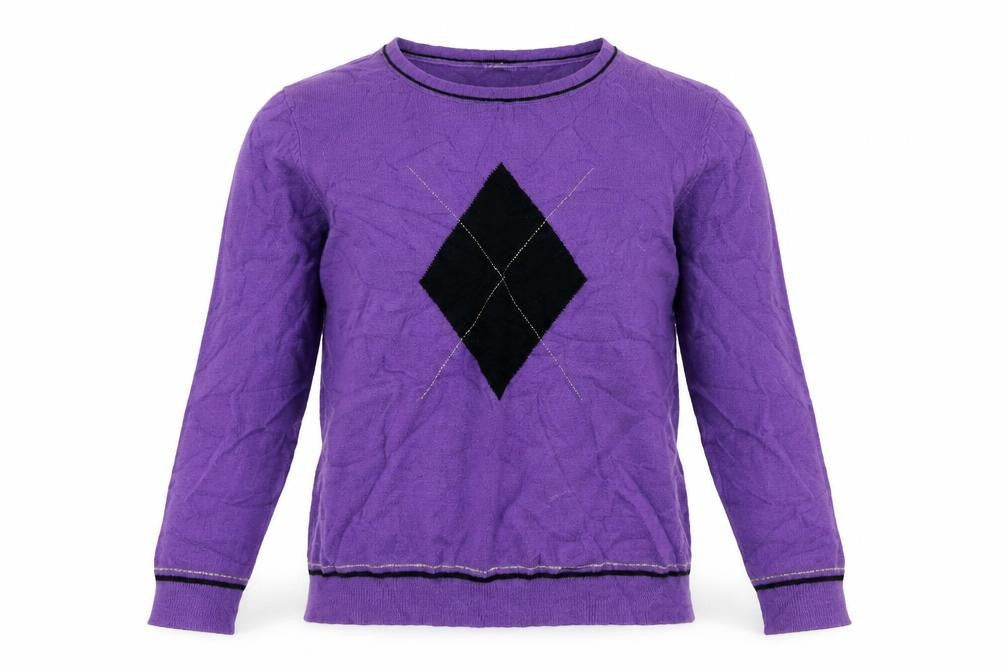 Kaleidoscope Womens Purple Round Neck  Viscose Pullover Jumper Size 12