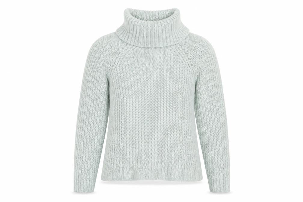 New Look Womens Blue Roll Neck  Acrylic Pullover Jumper Size 8