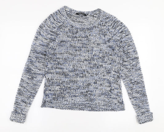 Select Womens Multicoloured Round Neck  Acrylic Pullover Jumper Size 10