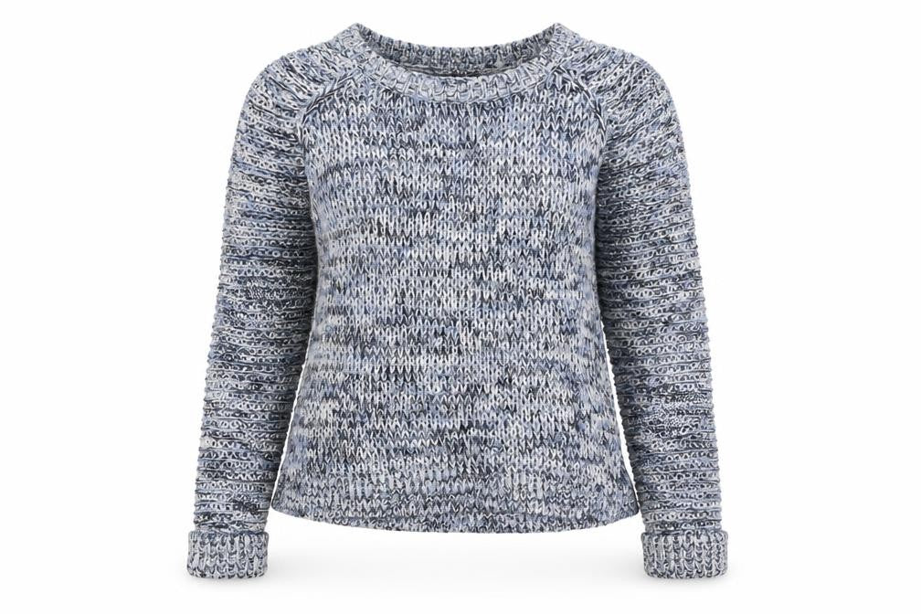 Select Womens Multicoloured Round Neck  Acrylic Pullover Jumper Size 10