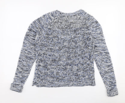 Select Womens Multicoloured Round Neck  Acrylic Pullover Jumper Size 10