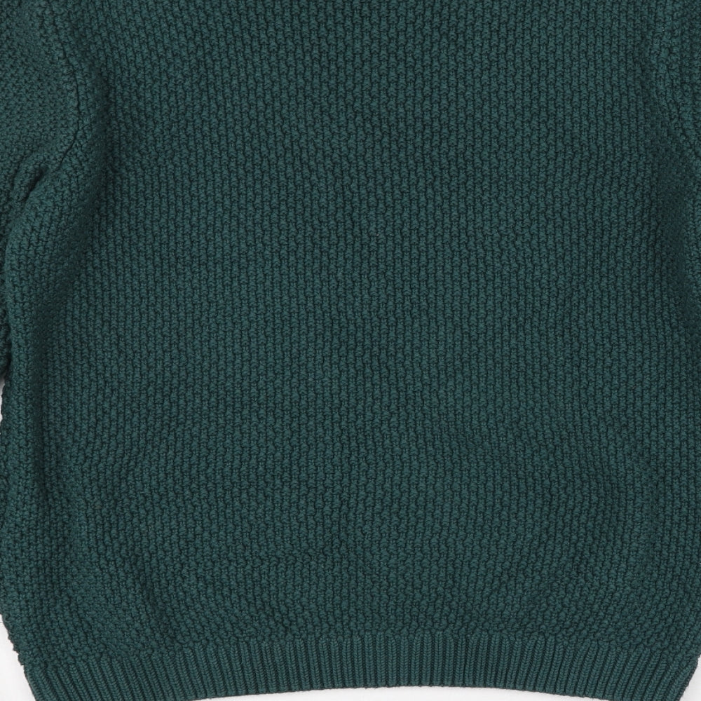 Topman Mens Grey  Cotton Pullover Sweatshirt Size S
