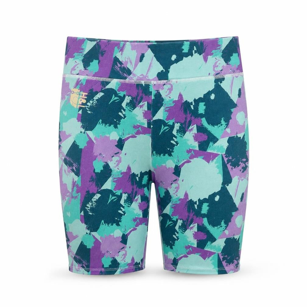 H&L Womens Multicoloured Geometric Cotton Sweat Shorts Size M L10 in Slim
