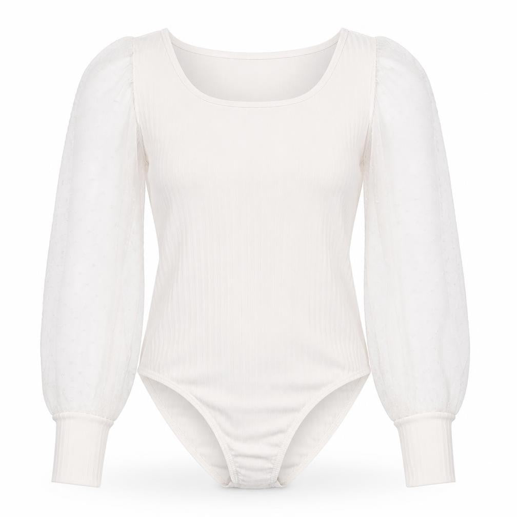 Quiz Womens White Square Neck  Polyester Pullover Jumper Size 14