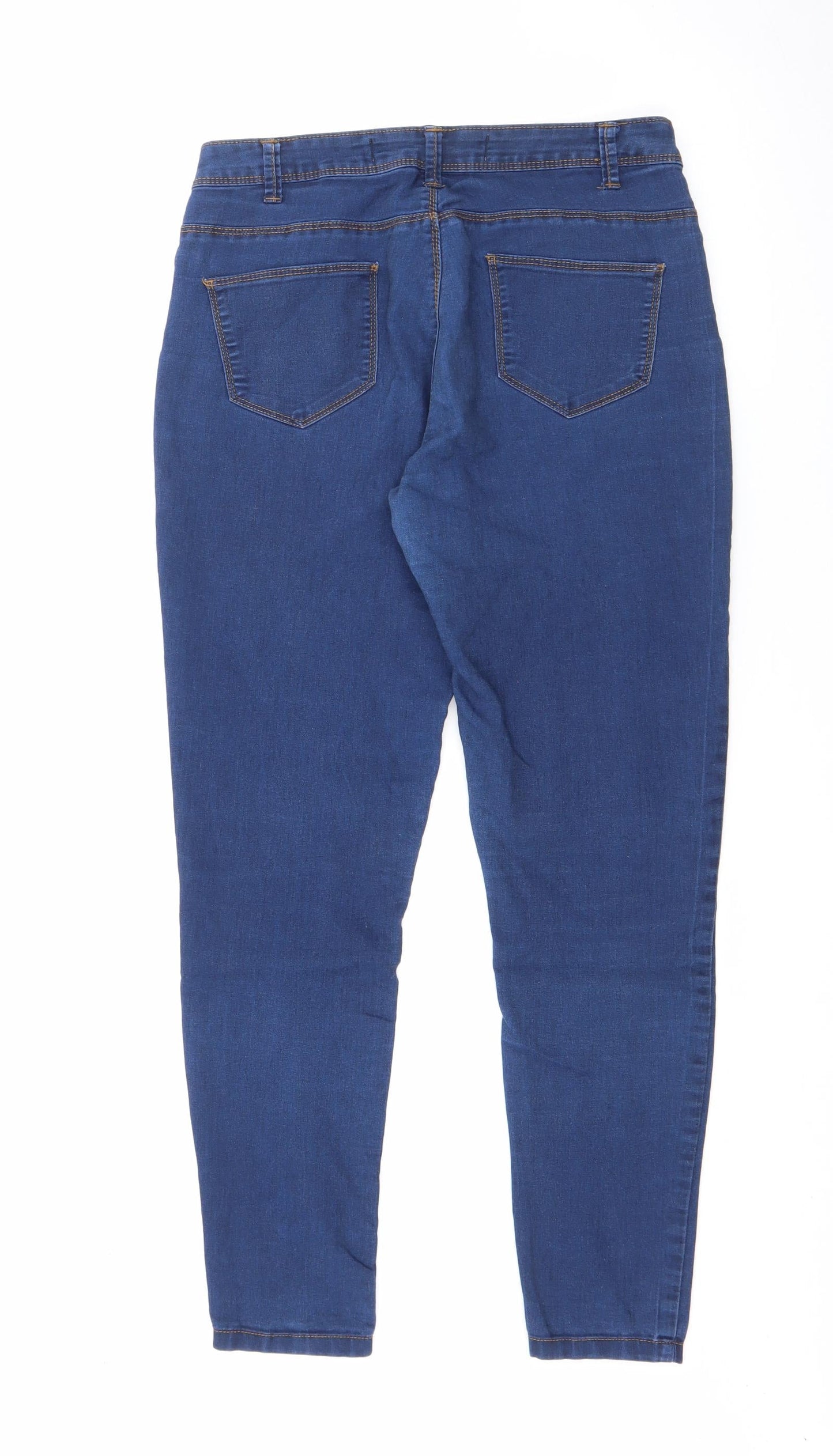 Denim Co Womens Blue  Cotton Skinny Jeans Size 10 L26 in Regular