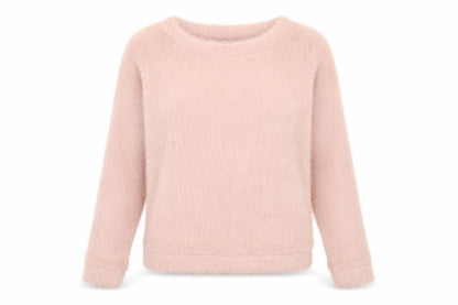Next Womens Pink Crew Neck  Polyester Pullover Jumper Size 12