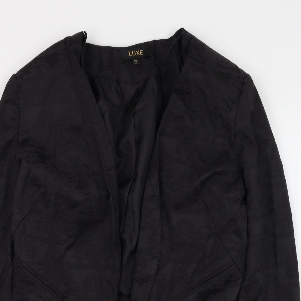 Dorothy Perkins Womens Black   Jacket Blazer Size 12