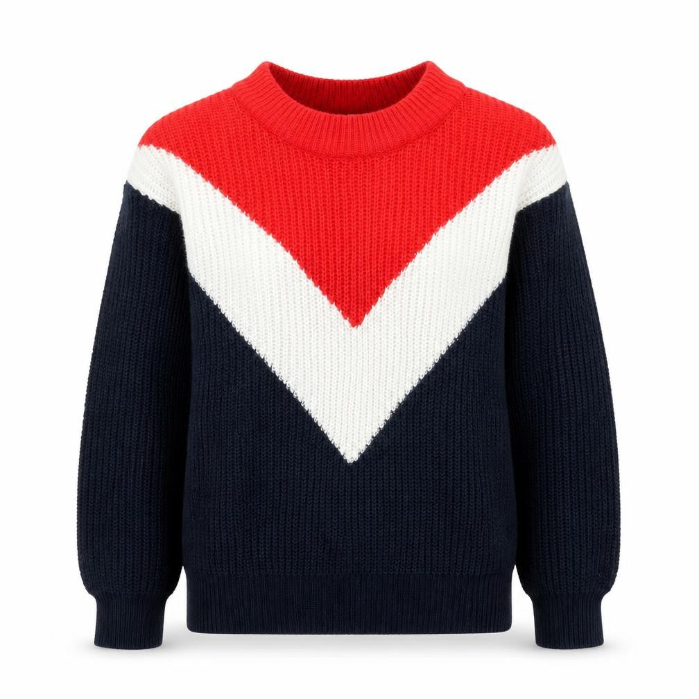 H&M Womens Multicoloured Crew Neck  Acrylic Pullover Jumper Size XS