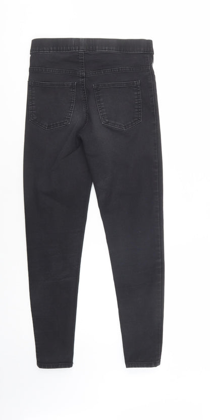 Marks & Spencer Womens Black  Cotton Jegging Jeans Size 8 L26 in Regular
