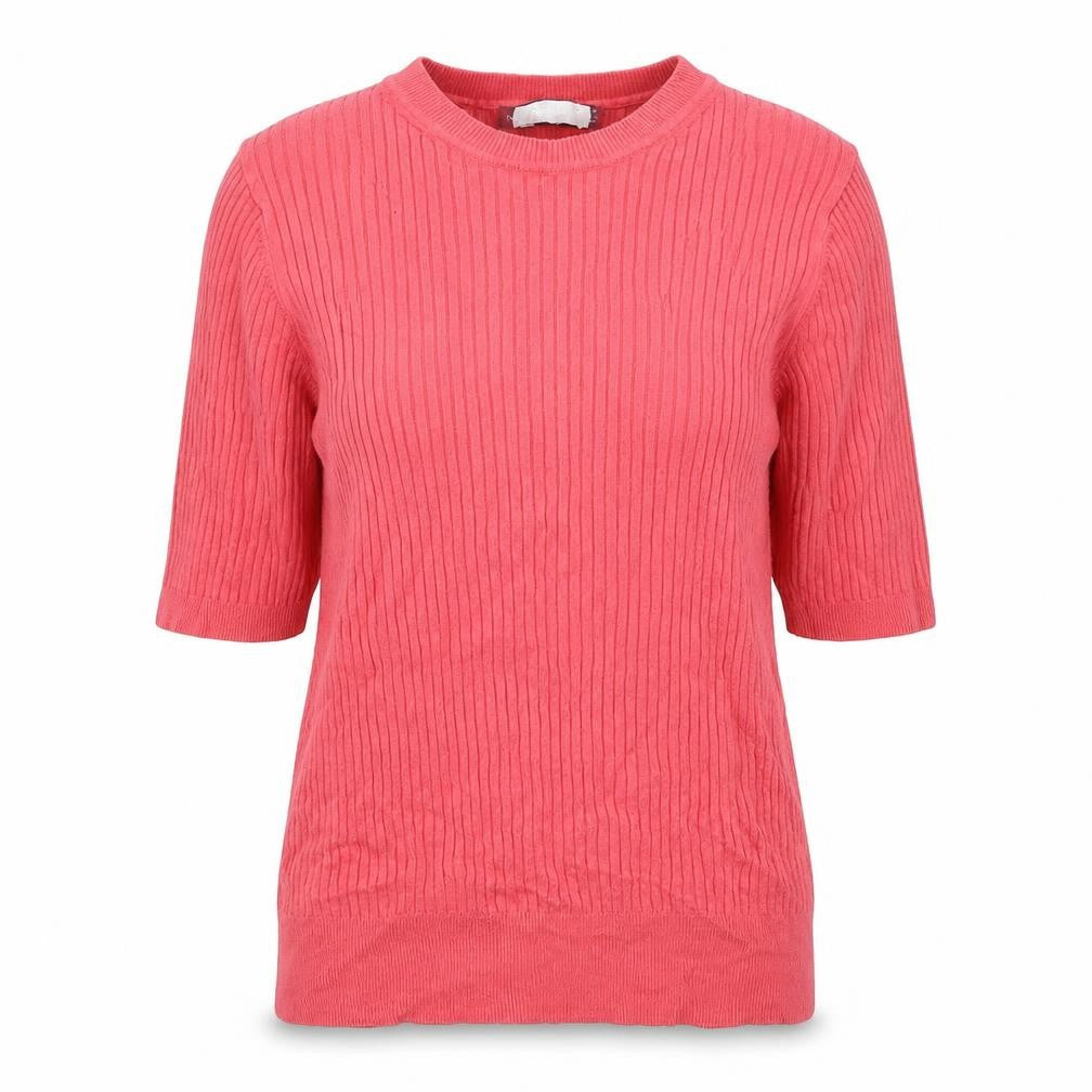 Marks & Spencer Womens Pink Crew Neck  Viscose Pullover Jumper Size 10