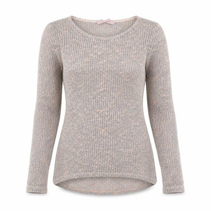 Next Womens Pink Round Neck  Acrylic Pullover Jumper Size 8