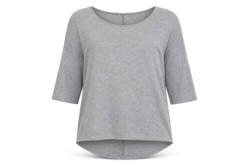 Topshop Womens Green  Viscose Basic T-Shirt Size 8 Crew Neck