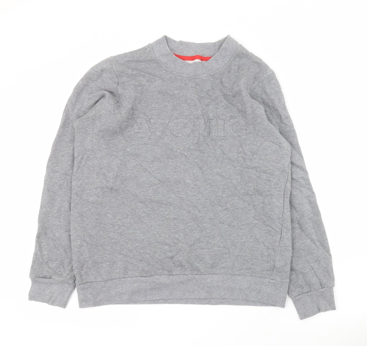ATOMIC Boys Grey  Cotton Pullover Sweatshirt Size M  Pullover - 13 +