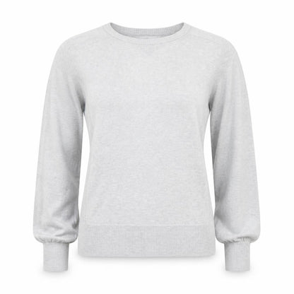 Next Womens Grey Round Neck  Polyester Pullover Jumper Size 10