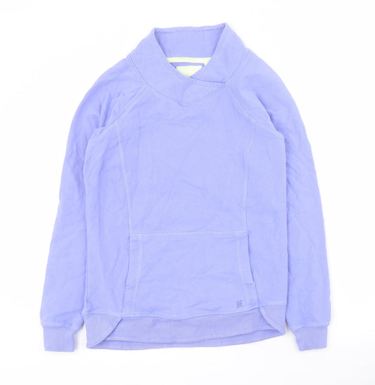 NEXT Womens Purple  Cotton Pullover Sweatshirt Size 6  Pullover