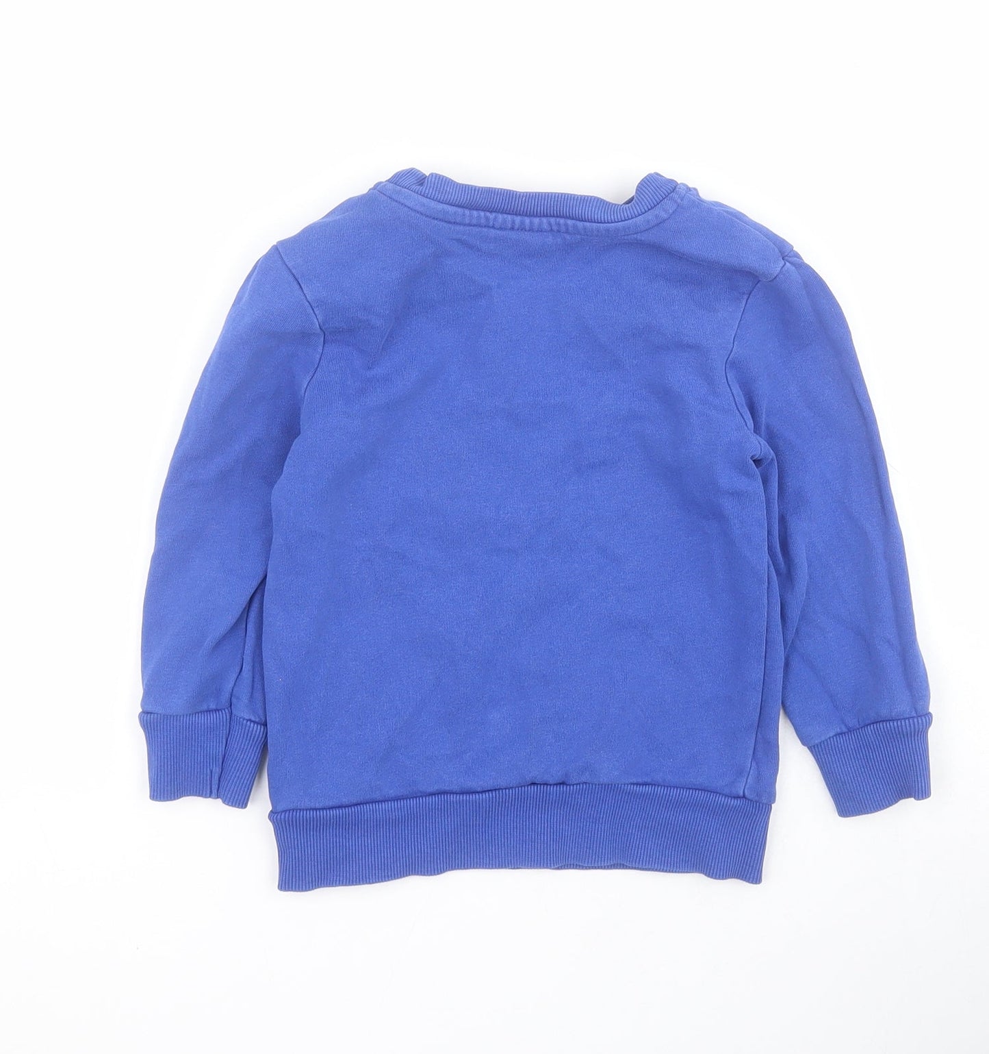 George Boys Blue  Cotton Pullover Sweatshirt Size 2-3 Years  Pullover - Spiderman