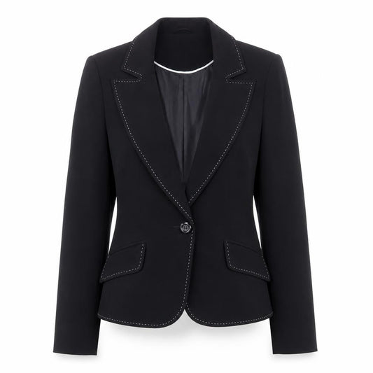 Dorothy Perkins Womens Black   Jacket Blazer Size 10  Button