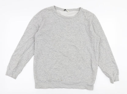 George Womens Grey  Cotton Pullover Sweatshirt Size 8  Pullover