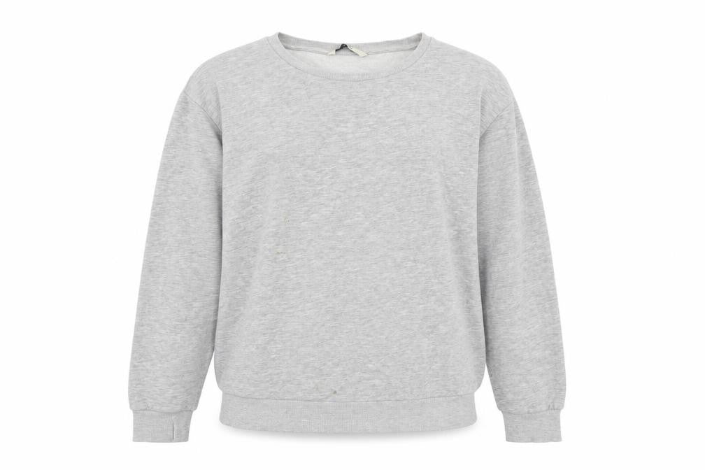 George Womens Grey  Cotton Pullover Sweatshirt Size 8  Pullover