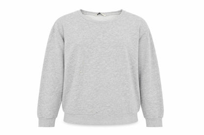 George Womens Grey  Cotton Pullover Sweatshirt Size 8  Pullover