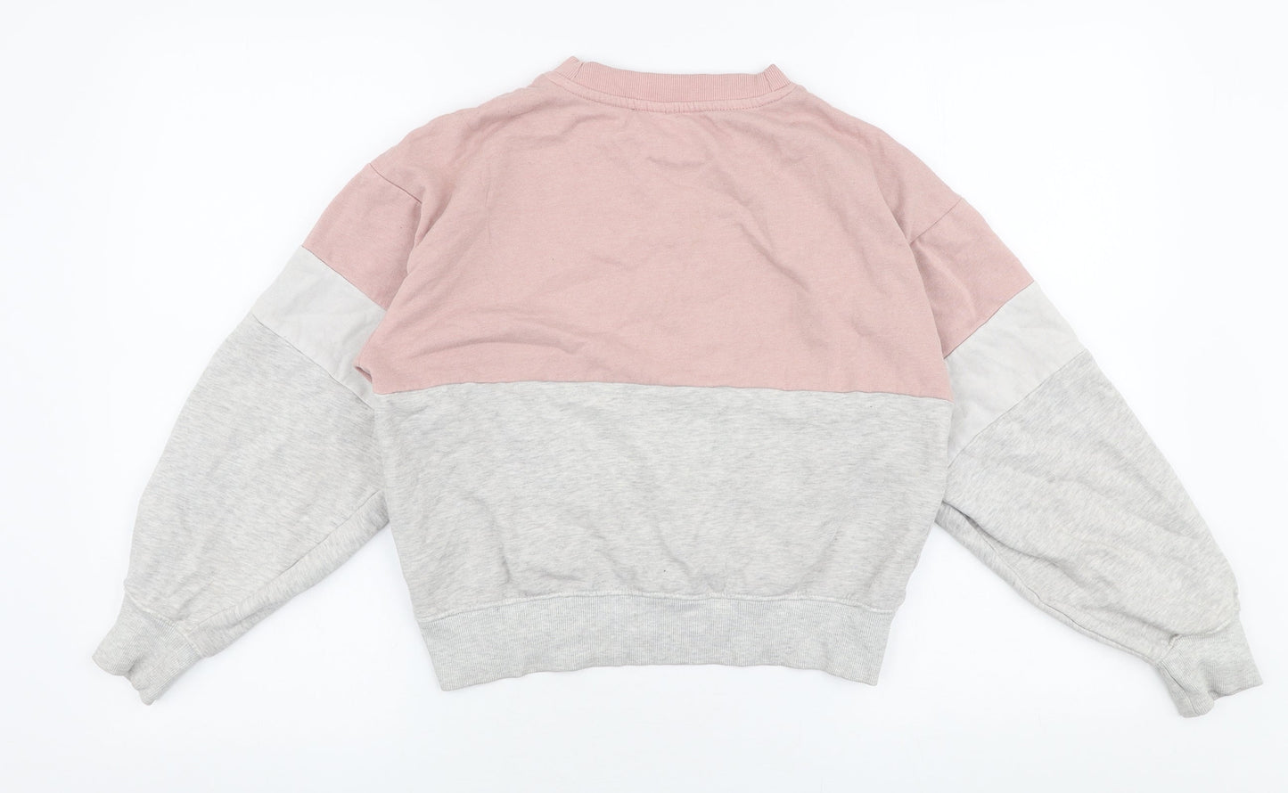 H&M Girls Multicoloured  Cotton Pullover Sweatshirt Size 11-12 Years  Pullover