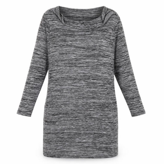 Marks and Spencer Womens Grey  Polyester A-Line  Size 16  Scoop Neck Pullover
