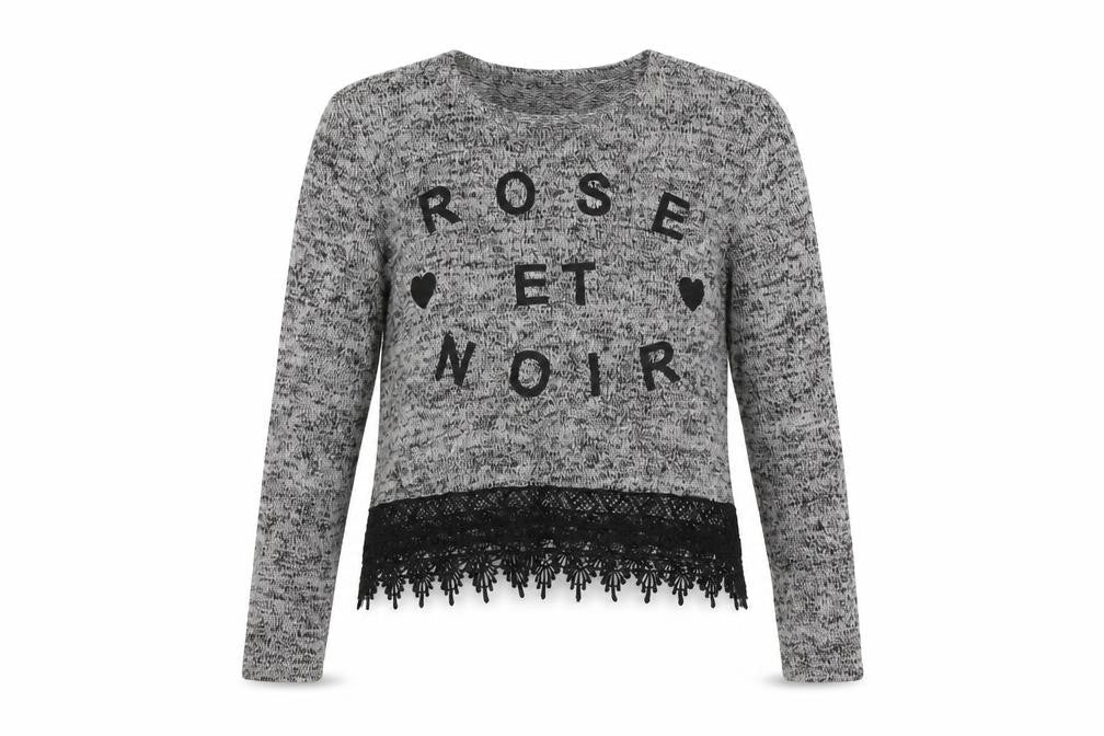 Divided by H&M Womens Grey Round Neck  Polyester Pullover Jumper Size S