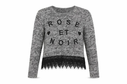 Divided by H&M Womens Grey Round Neck  Polyester Pullover Jumper Size S