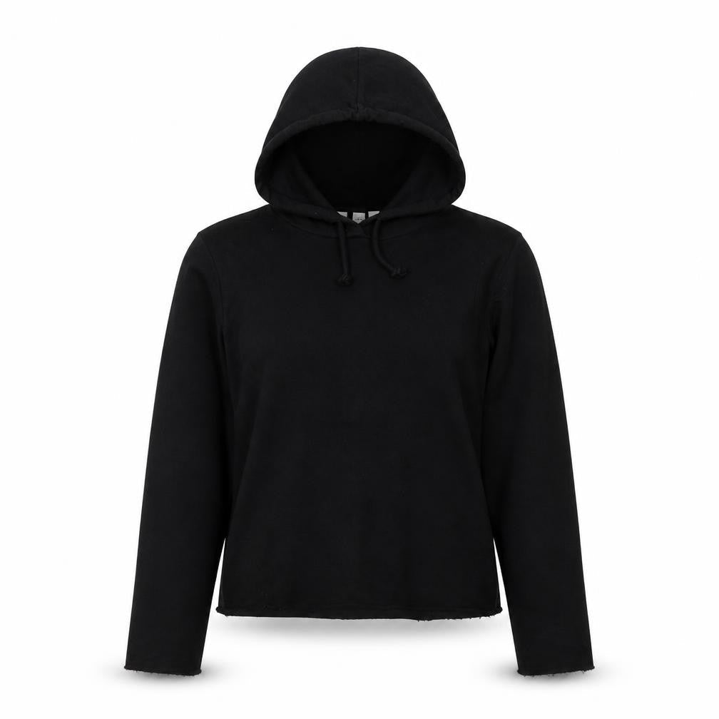 ASOS Womens Black  Cotton Pullover Hoodie Size 8  Pullover