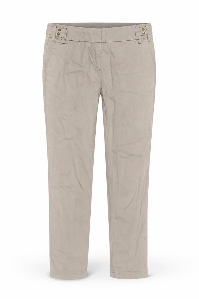 Warehouse Womens Beige  Cotton Skinny Jeans Size 8 L26 in Regular Buckle