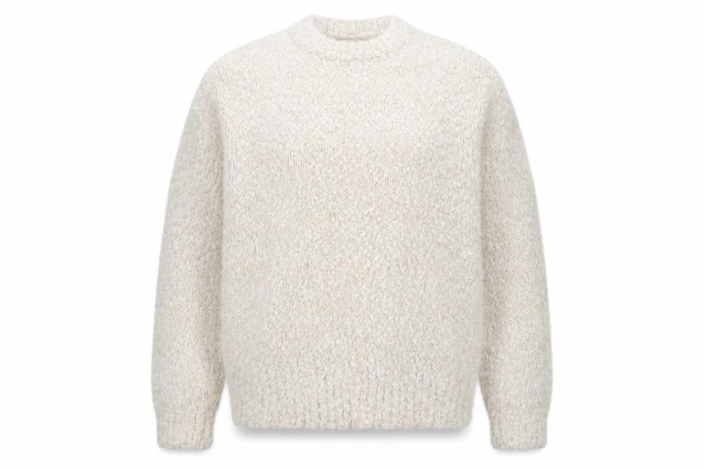 Papaya Womens Ivory High Neck  Polyester Pullover Jumper Size S
