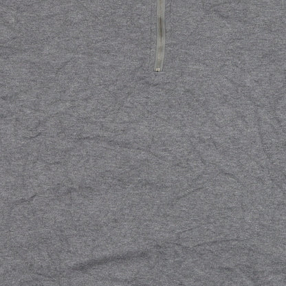 Vera Moda Womens Grey Round Neck  Cotton Pullover Jumper Size XS
