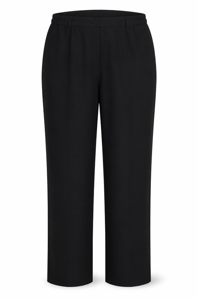 LIZZI Womens Black  Polyester Trousers  Size 18 L28 in Regular Zip