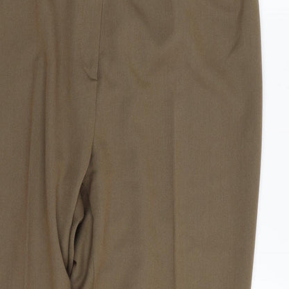 Gerard Womens Green  Polyester Trousers  Size 18 L30 in Regular Zip