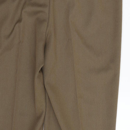 Gerard Womens Green  Polyester Trousers  Size 18 L30 in Regular Zip