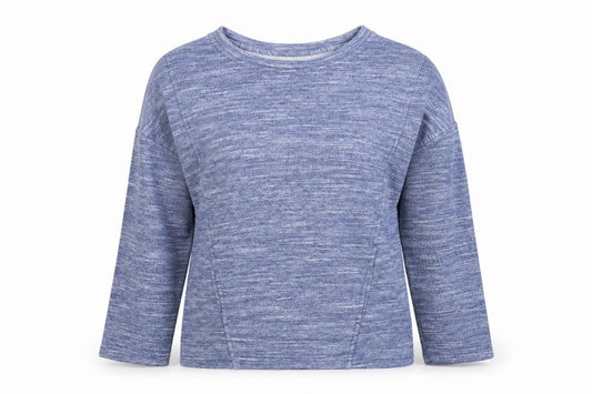 F&F Womens Blue  Polyester Pullover Sweatshirt Size 6  Pullover