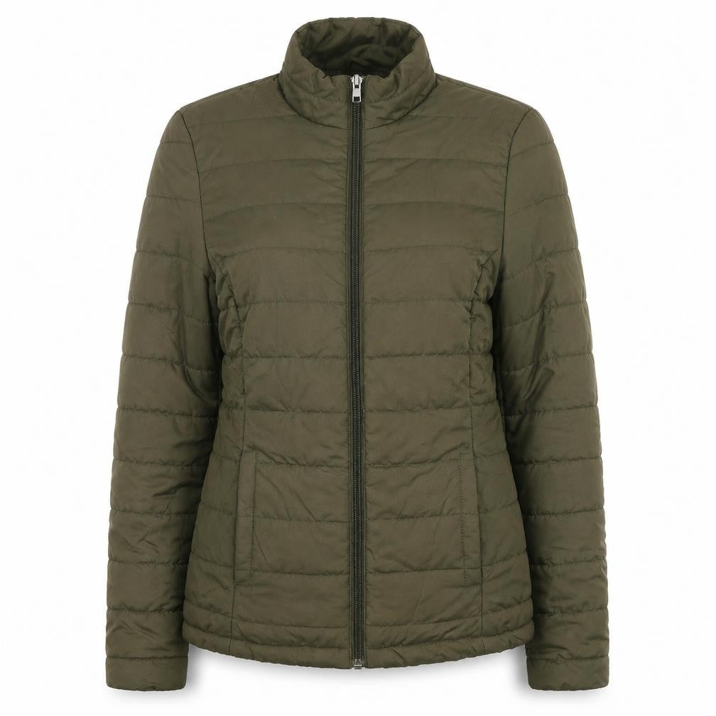 Marks & Spencer Womens Green   Puffer Jacket Jacket Size 6  Zip