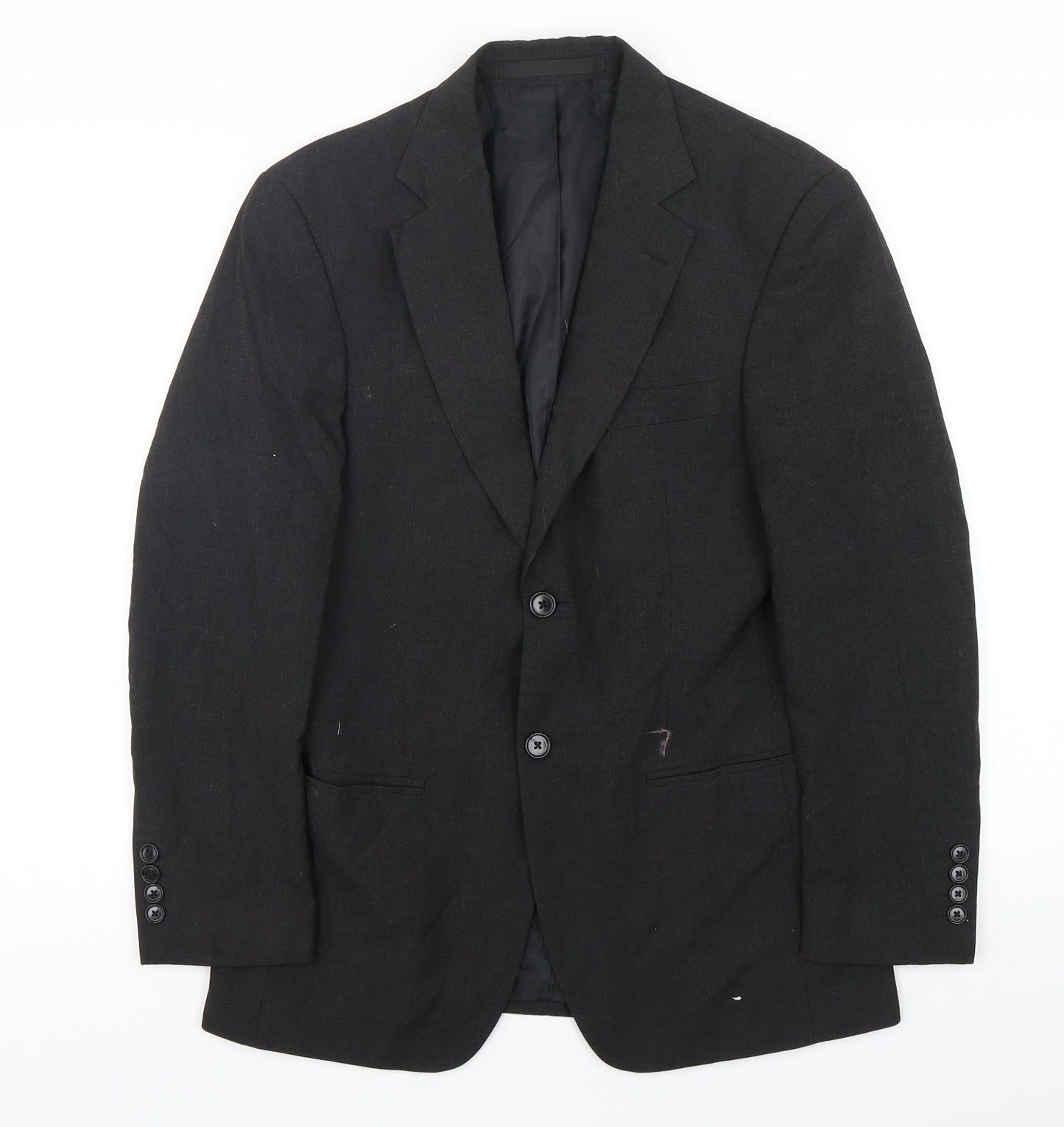 Marks and Spencer Mens Grey  Polyester Jacket Suit Jacket