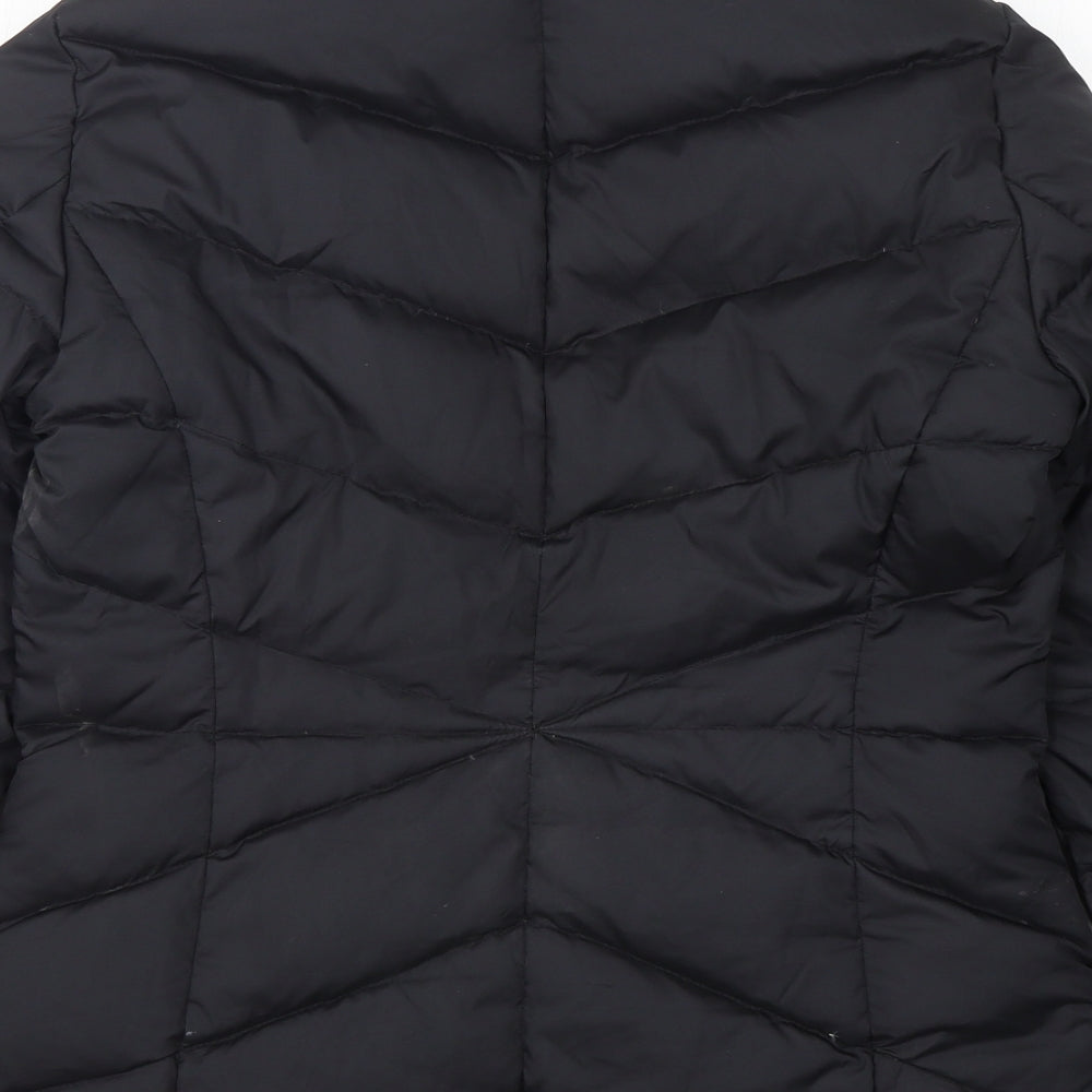 Espirit Womens Black   Puffer Jacket Jacket Size 10  Zip