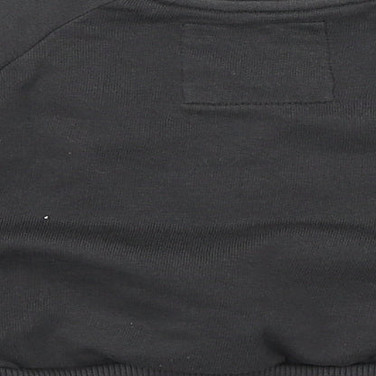 Next Girls Grey  100% Cotton Pullover Jumper Size 3-6 Months  Pullover