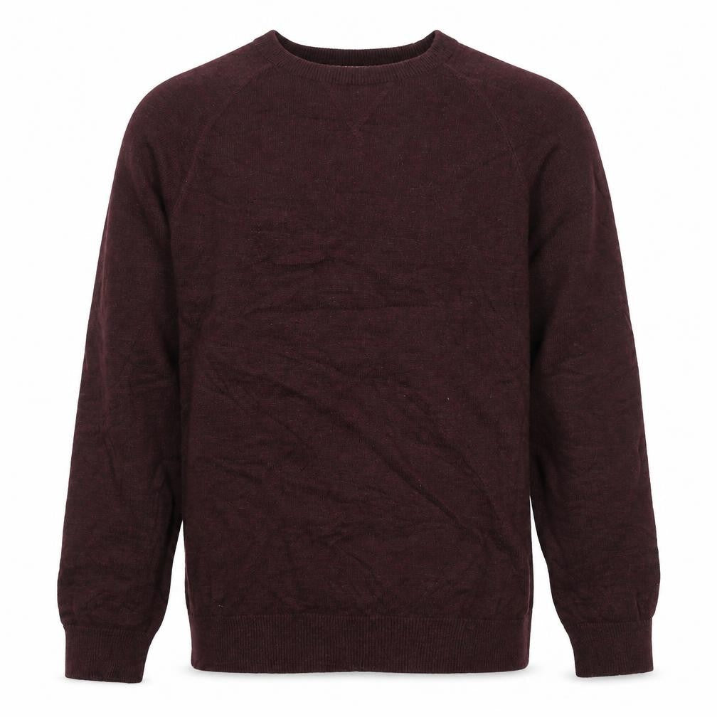 H&M Mens Purple Round Neck  Cotton Pullover Jumper Size M