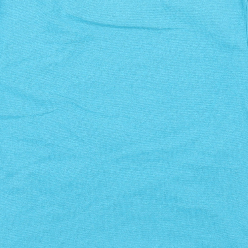 Primark Womens Blue  Cotton Basic T-Shirt Size XS Round Neck
