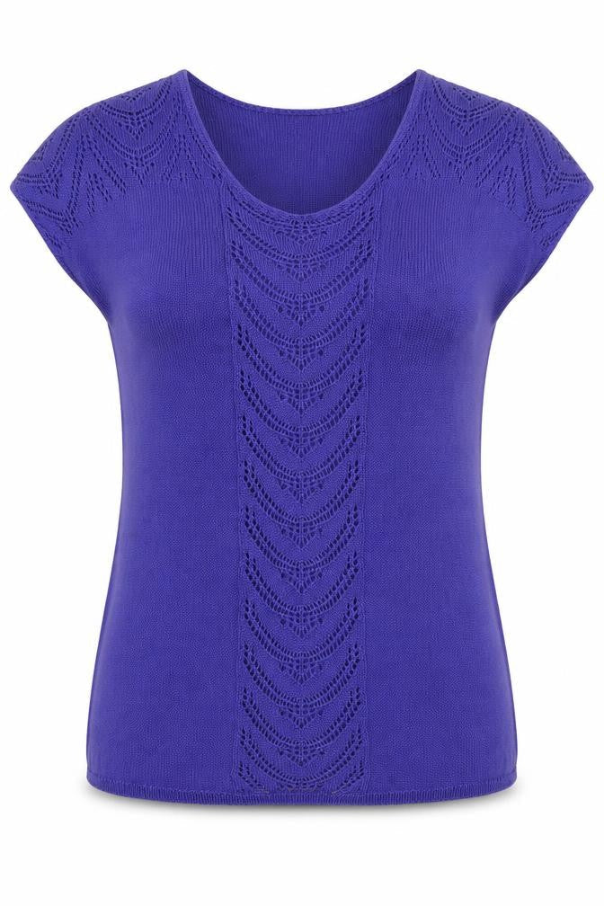 Papaya Womens Purple Scoop Neck  Acrylic Pullover Jumper Size 12