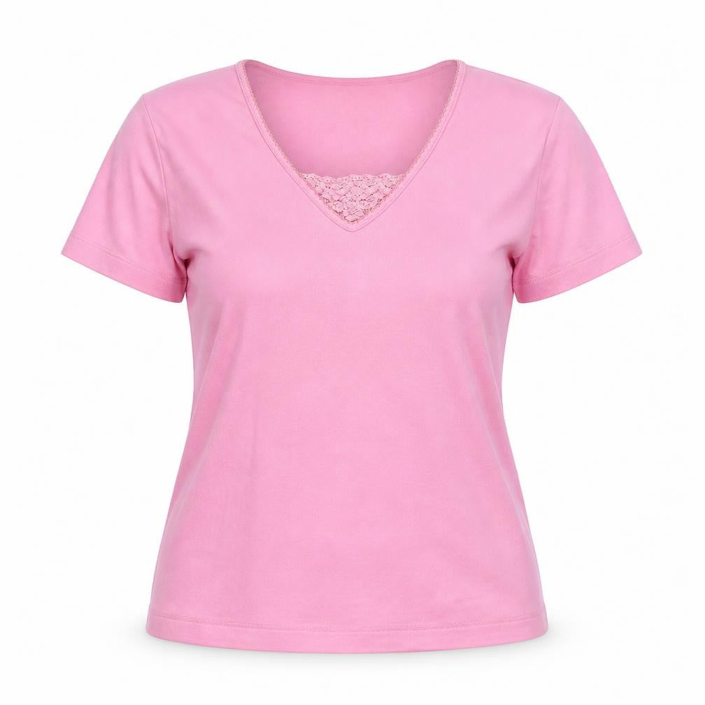 Donna Lewis Womens Pink  Polyester Pullover Sweatshirt Size M